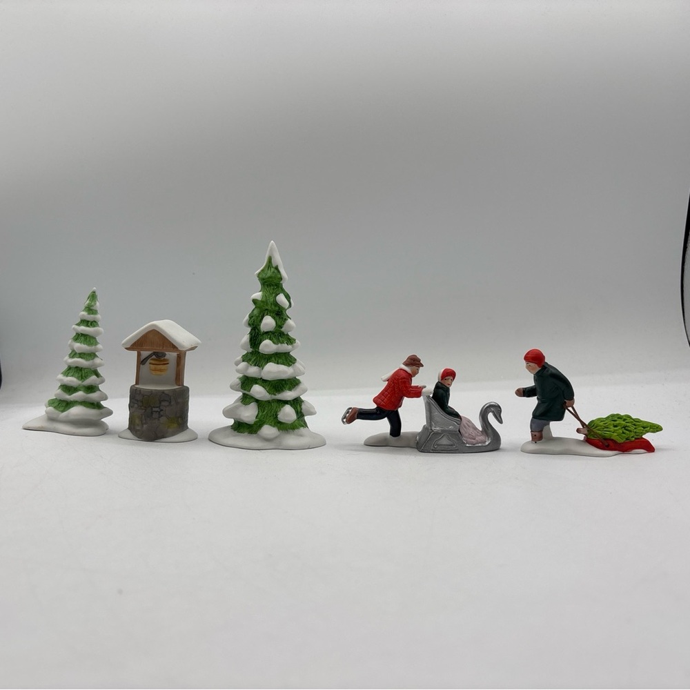 Department 56 1986 Vintage HVC New England Winter‎ Accessory Kit 6532-3 Retired